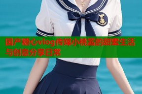 国产糖心vlog传媒小桃酱的甜蜜生活与创意分享日常