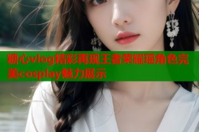糖心vlog精彩再现王者荣耀瑶角色完美cosplay魅力展示