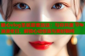 糖心vlog圣诞甜蜜放送：与你共度 উষ্ণ 浪漫冬日，解锁心动惊喜与美好瞬间