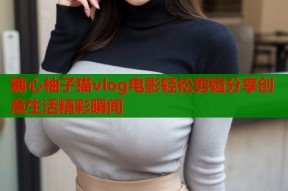 糖心柚子猫vlog电影轻松剪辑分享创意生活精彩瞬间