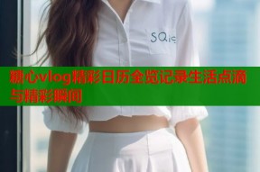 糖心vlog精彩日历全览记录生活点滴与精彩瞬间