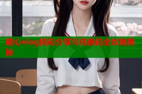 糖心vlog精彩分享与充换码全攻略揭秘