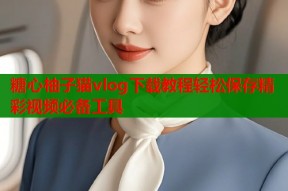 糖心柚子猫vlog下载教程轻松保存精彩视频必备工具