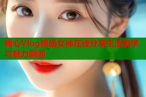 糖心Vlog极品女神在线分享生活美学与魅力瞬间