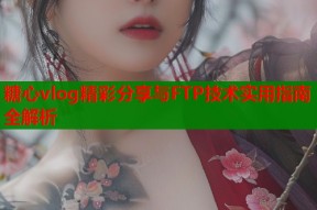 糖心vlog精彩分享与FTP技术实用指南全解析