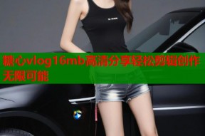 糖心vlog16mb高清分享轻松剪辑创作无限可能