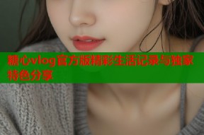 糖心vlog官方版精彩生活记录与独家特色分享