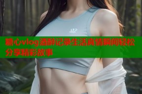 糖心vlog酒醉记录生活真情瞬间轻松分享精彩故事