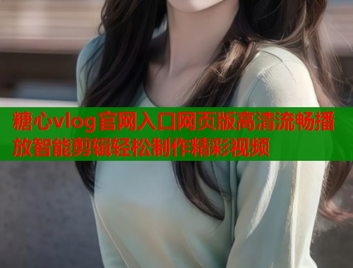 糖心vlog官网入口网页版高清流畅播放智能剪辑轻松制作精彩视频  第1张