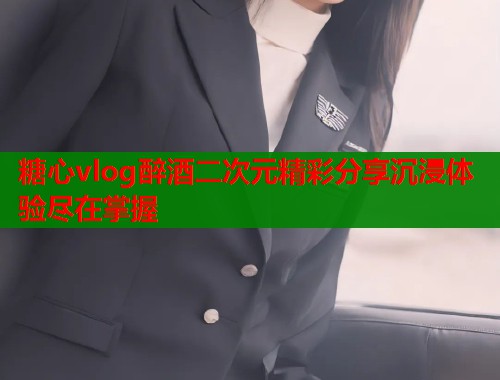 糖心vlog醉酒二次元精彩分享沉浸体验尽在掌握  第2张