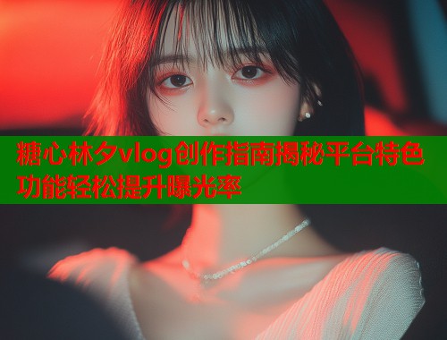 糖心林夕vlog创作指南揭秘平台特色功能轻松提升曝光率  第1张