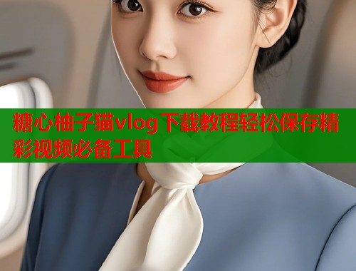 糖心柚子猫vlog下载教程轻松保存精彩视频必备工具  第1张
