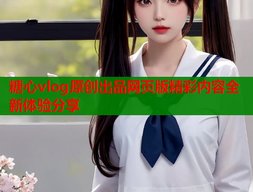 糖心vlog原创出品网页版精彩内容全新体验分享  第1张