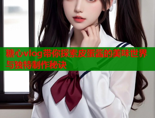 糖心vlog带你探索皮蛋酱的美味世界与独特制作秘诀  第1张
