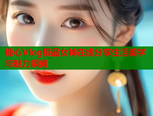 糖心Vlog极品女神在线分享生活美学与魅力瞬间  第1张